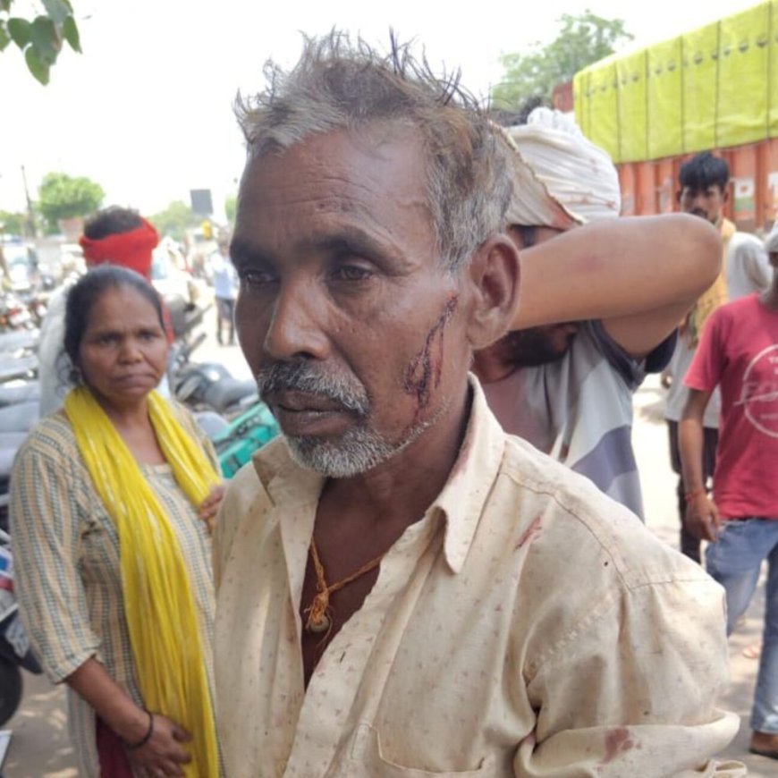 सड़क की तरफ दरवाजा बनाने पर हुआ विवाद:लखनऊ में दो पक्षों में चले लाठी-डंडे, गर्भवती महिला समेत 6 लोग घायल