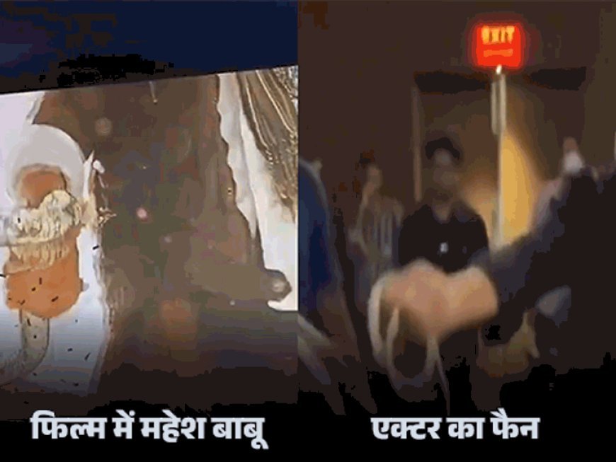 महेश बाबूचा चाहता साप घेऊन सिनेमा हॉलमध्ये पोहोचला:चित्रपटातील दृश्य हुबेहुब रिक्रिएट केले; चित्रपट अर्ध्यावर सोडून पळाले प्रेक्षक