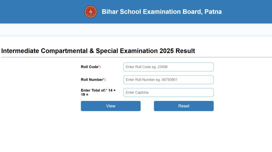 BSEB Bihar Board Result OUT 2025 Live: 10th, 12th Compartment results announced