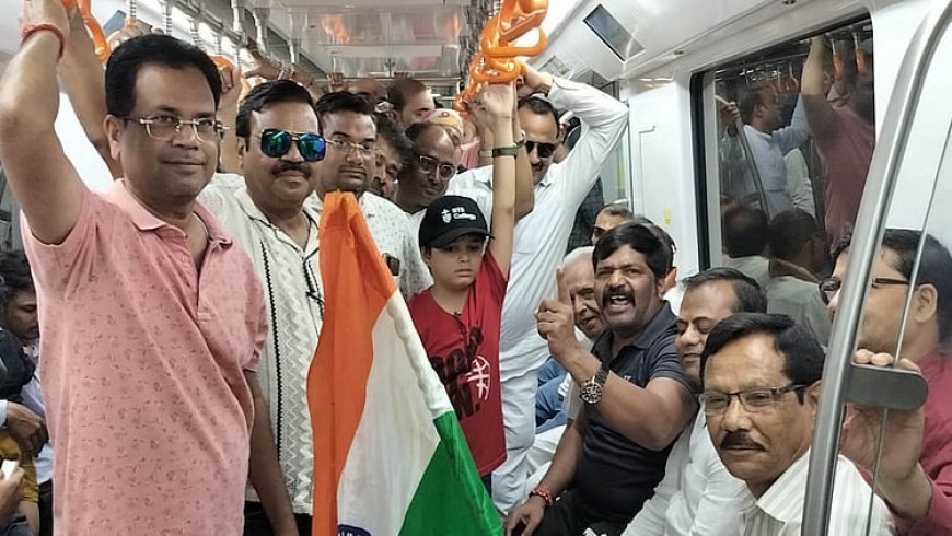 Kanpur: आईआईटी से कानपुर सेंट्रल स्टेशन तक दाैड़ी मेट्रो, एक दिन में करीब 32,000 यात्रियों ने किया सफर