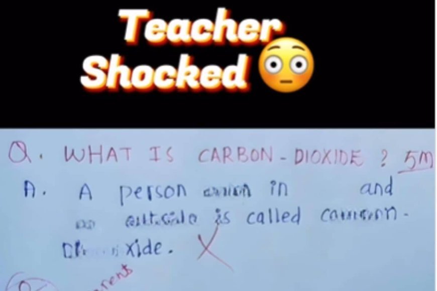 टीचर ने पूछा विज्ञान का सवाल, बच्चे लिखा बिलकुल अलग ही मजेदार जवाब!