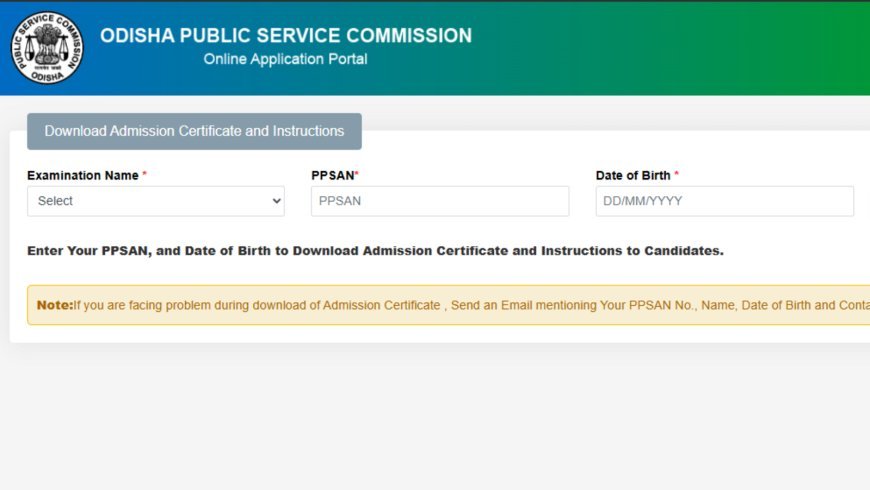 OPSC Medical Officer hall tickets 2025 released at opsc.gov.in, direct link to download here