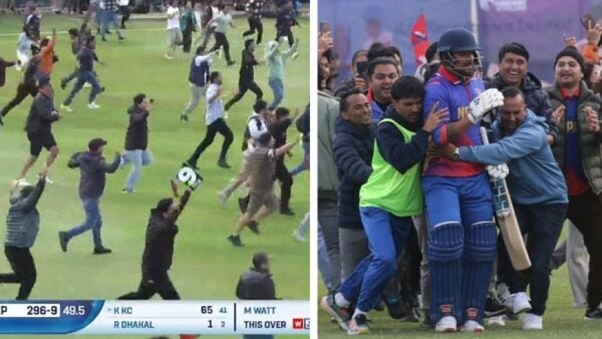 ‘রান-আউট’ থেকে ওয়াইড- শেষ বলে চরম নাটক, ১ উইকেটে জিতে ODI-তে ইতিহাস নেপালের