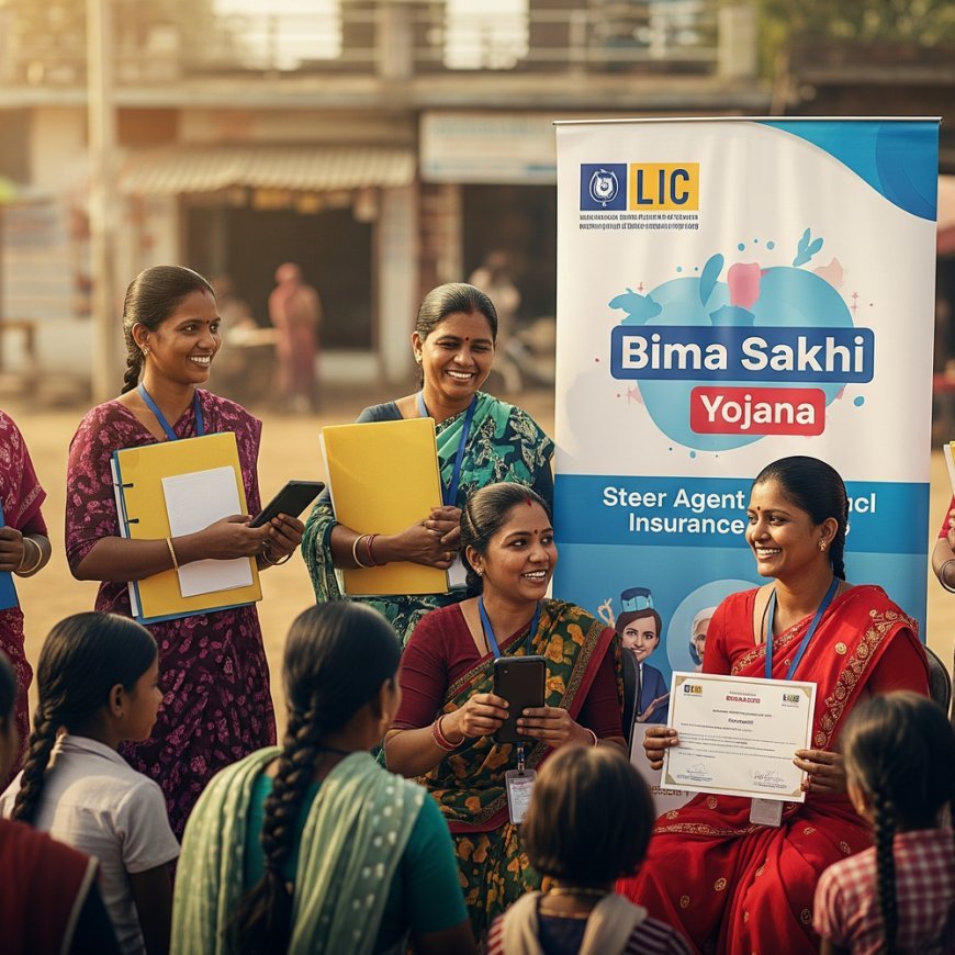 મહિલાઓને દર મહિને 7 હજાર રૂપિયા મળશે:LIC વીમા સખી યોજનામાંથી તાલીમ લઈને એજન્ટ બનો, આ સરળ પગલાંઓ સાથે અરજી કરો