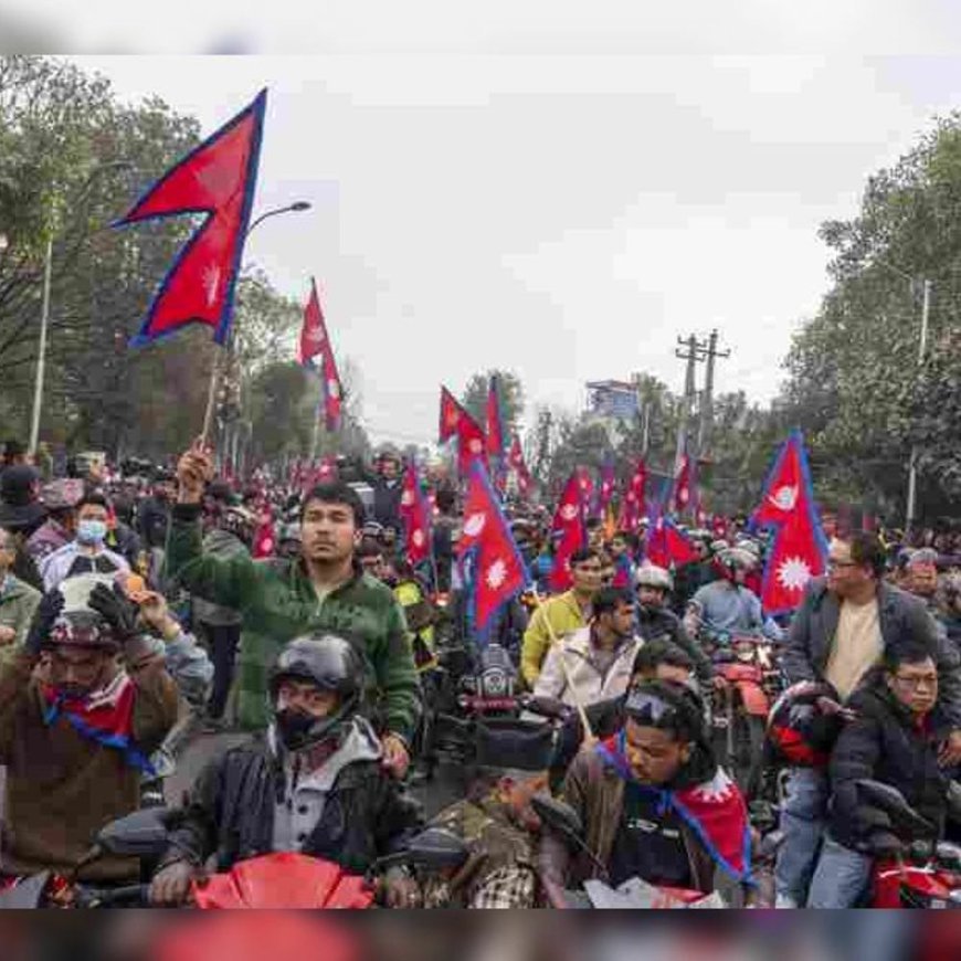 पाच दिवसांपासून आंदोलन:नेपाळमध्ये राजेशाही आंदोलन चिरडण्याची तयारी, अटकेच्या भीतीने नेते भूमिगत, दोन प्रमुख नेत्यांसह 61 लोकांवर नोंदवले गुन्हे
