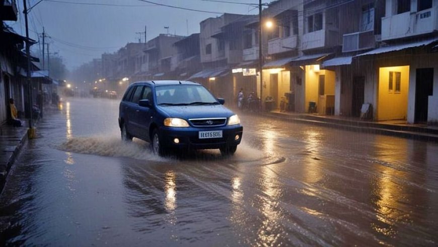 Sikar Weather: सीकर में मूसलाधार बारिश से जनजीवन अस्त-व्यस्त, जलभराव ने खोली प्रशासन की पोल