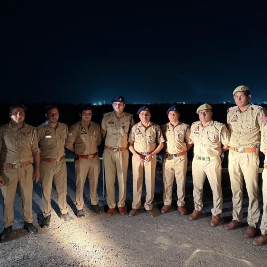 मथुरा में पुलिस की बदमाशों से मुठभेड़:दो इनामी बदमाश हुए घायल,तमंचा कारतूस किए बरामद