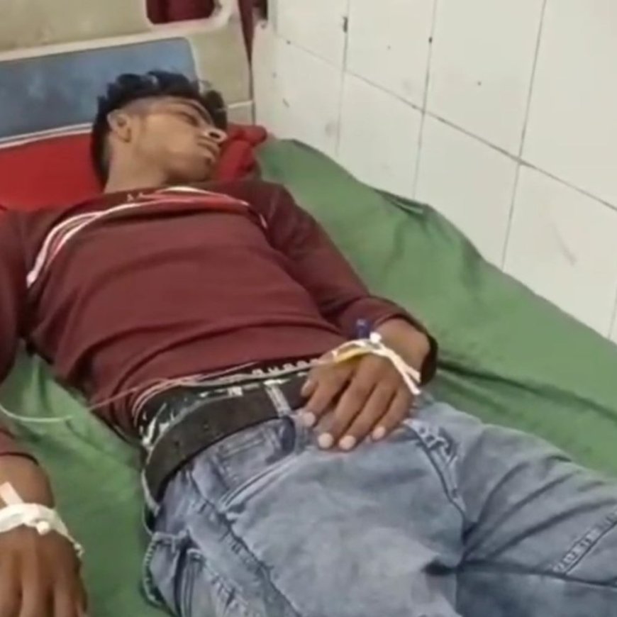 पत्नी से विवाद के बाद युवक ने खाया जहर:हाथरस में युवक की हालत गंभीर, ससुराल पक्ष और परिजनों में आरोप-प्रत्यारोप