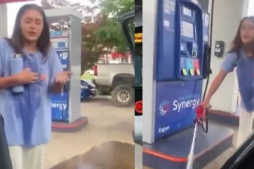 Woman Criticised For Recording Gas Pump Malfunction Like It’s A ‘Reel’ Moment