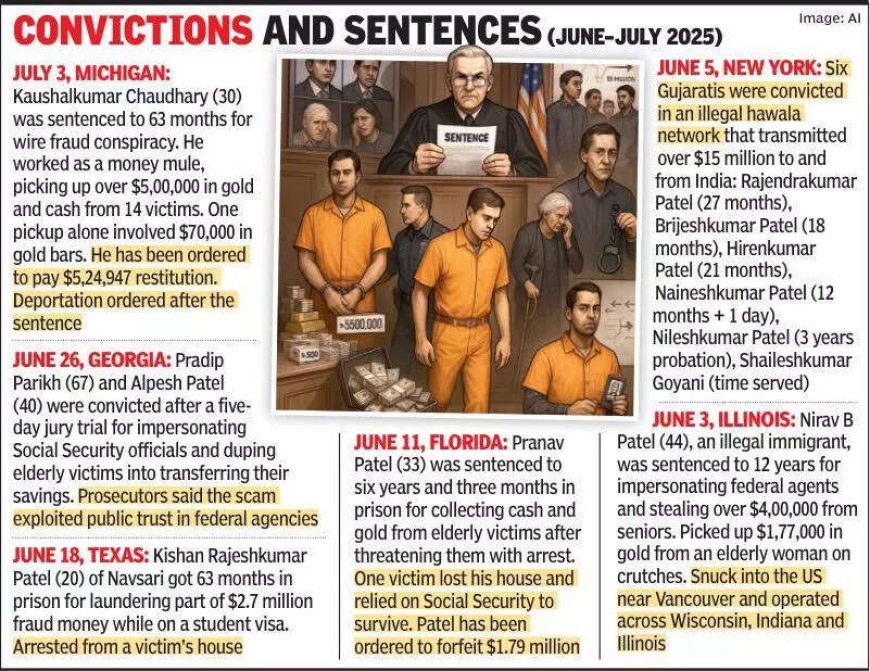 12 from Guj sentenced in US for defrauding elderly; 8 among them illegal immigrants