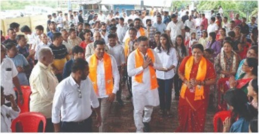 Cultural Pride Shines in Silvassa: Grand Celebration of Traditional Festival Draws Huge Crowd