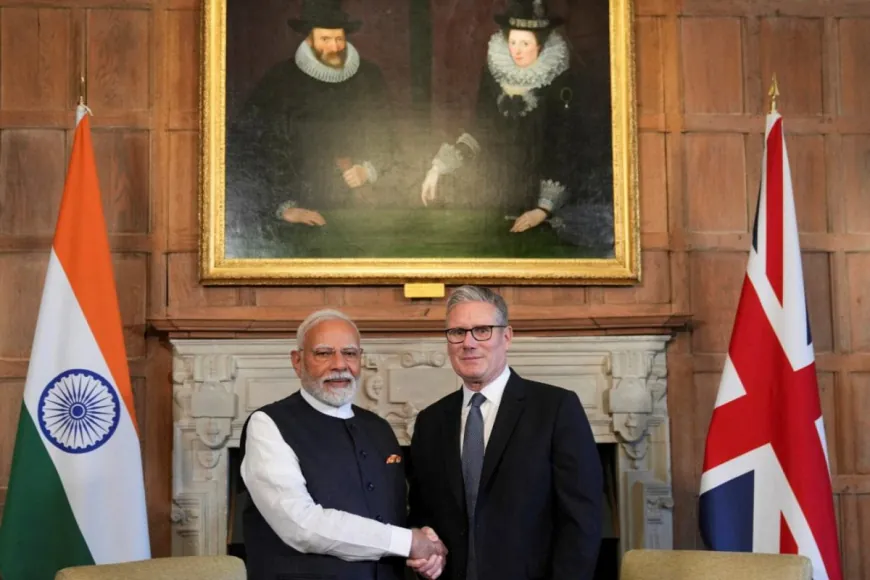 PM Modi UK Visit LIVE: India-UK Free Trade Pact Signed; Starmer Says 'Our Most Significant Deal'