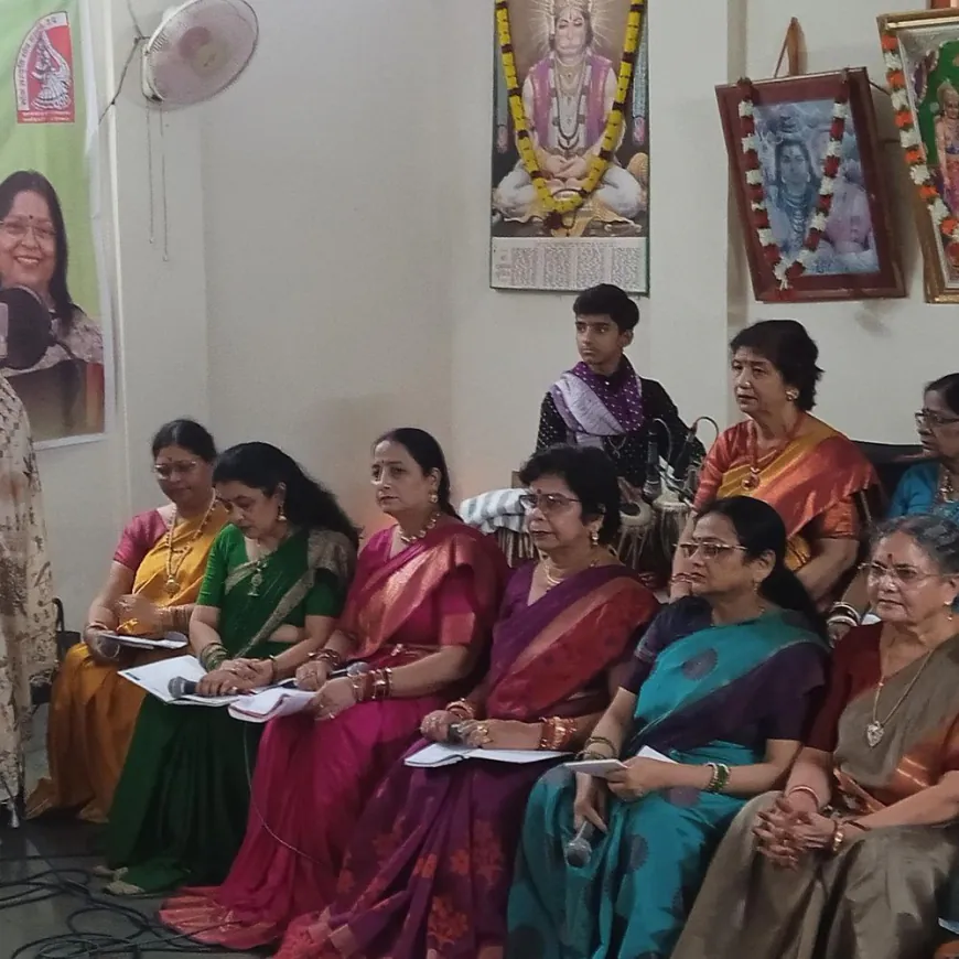 ईश्वरधाम मंदिर में मनाई गई तुलसीदास जयंती:लोक संस्कृति शोध संस्थान ने आयोजित की 'तिलक देत रघुवीर' लोक चौपाल, भक्ति पदों और नृत्य-नाटिका से सजा कार्यक्रम