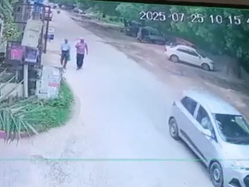 गांधीनगर में नशे में धुत कार-चालक ने 4 को रौंदा:चारों की मौके पर ही मौत, तीन की हालत गंभीर; घटना का VIDEO देखें