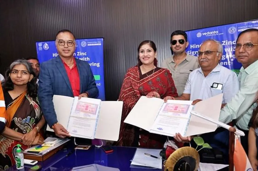 Rajsamand: दो पंचायतों को मिलेगा स्थायी जल समाधान, हिंदुस्तान जिंक-PHED के बीच 4.67 करोड़ के MOU पर हस्ताक्षर