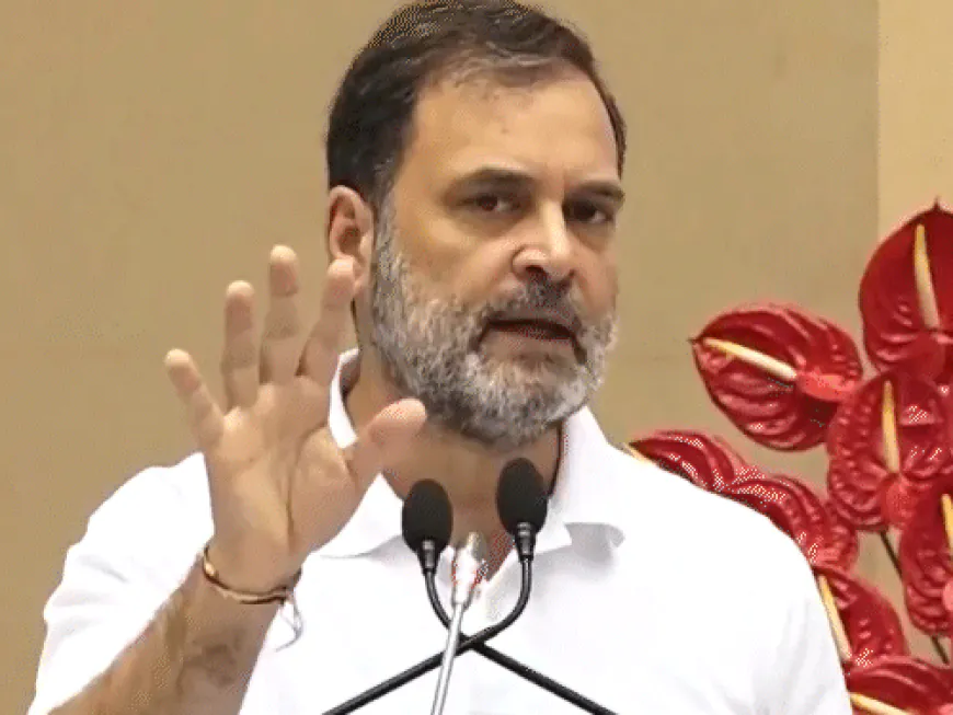 राहुल म्हणाले- भारताची निवडणूक व्यवस्था मृत झाली:लोकसभा निवडणुकीत 15 जागांवर हेराफेरी झाली नसती तर मोदी भारताचे पंतप्रधान झाले नसते