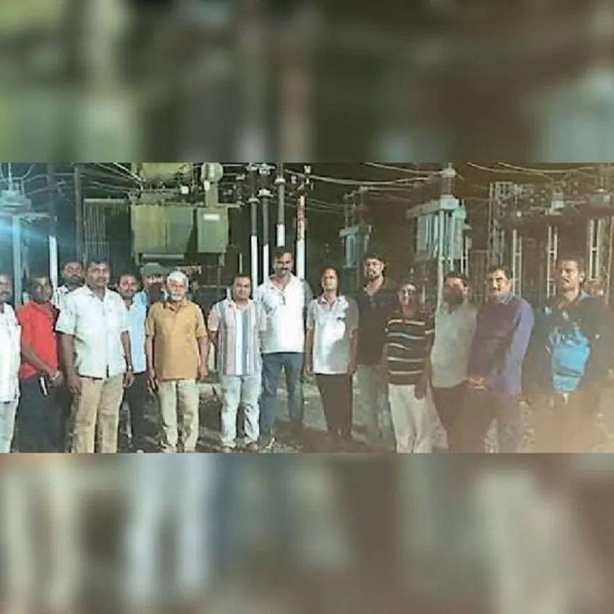 तिवसाच्या ३३ केव्ही उपकेंद्रात बिघाड:८ तास गडद अंधारात हरवली २० गावे; मध्यरात्रीपर्यंत झटला विभाग