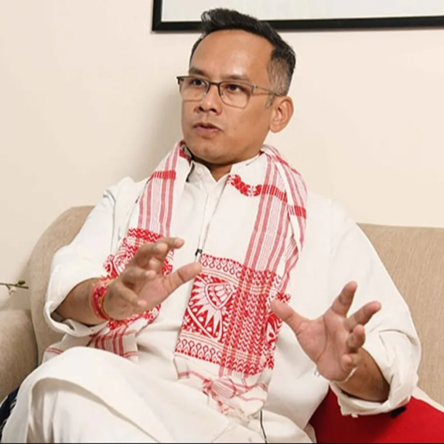 आसाम काँग्रेसचा दावा- आसामच्या मुख्यमंत्र्यांच्या जमिनीवर अवैध कब्जा:गौरव गोगोई म्हणाले- जर आम्ही सत्तेत आलो तर या जमिनी गरिबांमध्ये वाटल्या जातील