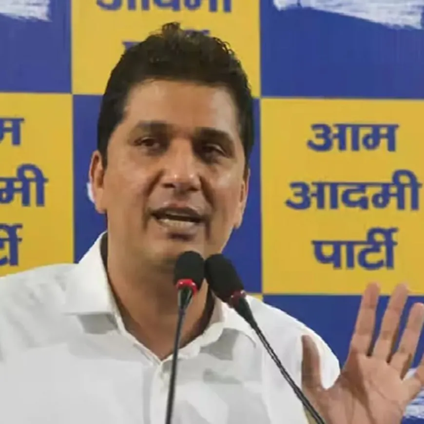 दिल्ली AAP प्रदेशाध्यक्ष की मुख्य चुनाव आयुक्त को सलाह:सौरभ बोले- सुबह-शाम टीएन शेषन की फोटो देखें; BJP नेता की तरह कर रहे बयानबाजी