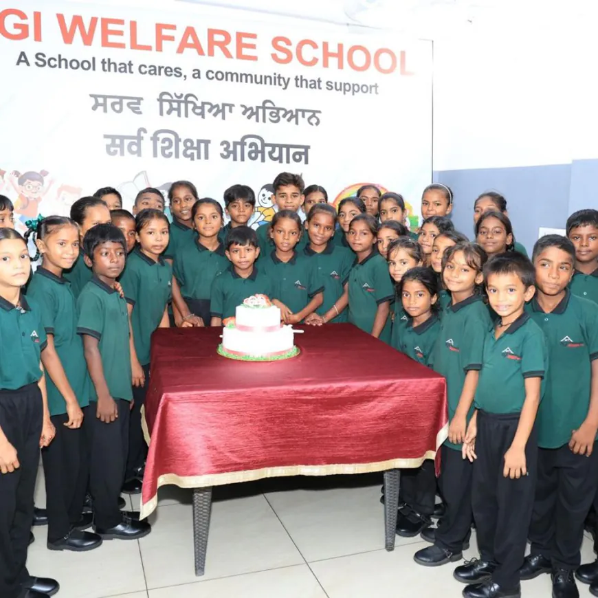एजीआई वेलफेयर स्कूल ने स्थापना दिवस मनाया