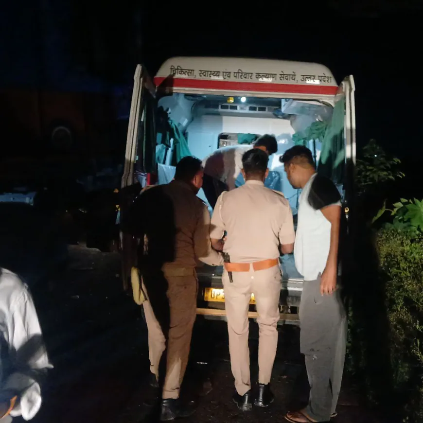 कन्नौज में ट्रक-डीसीएम की टक्कर में चालक की मौत:छिबरामऊ का हेल्पर गंभीर रूप से घायल, डीसीएम चालक हिरासत में