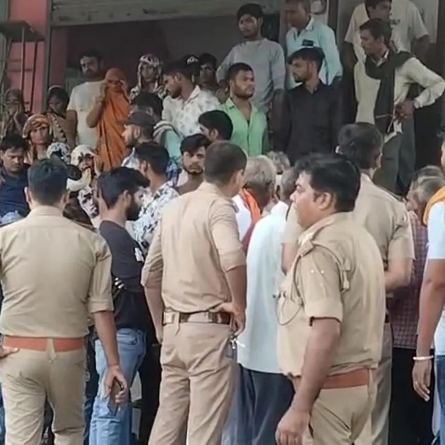 मथुरा में डिलीवरी के दौरान महिला की मौत:डॉक्टर अस्पताल से भाग गए, परिजन बोले- गलत इंजेक्शन दिया
