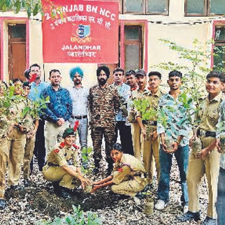 2-पंजाब एनसीसी बटालियन ने पौधारोपण किया