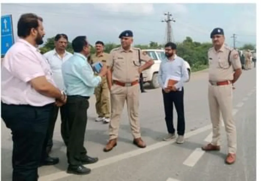 Sirohi News: जिले में सड़क हादसों में कमी लाने की कवायद, अधिकारियों ने किया विभिन्न ब्लैक स्पॉट का निरीक्षण