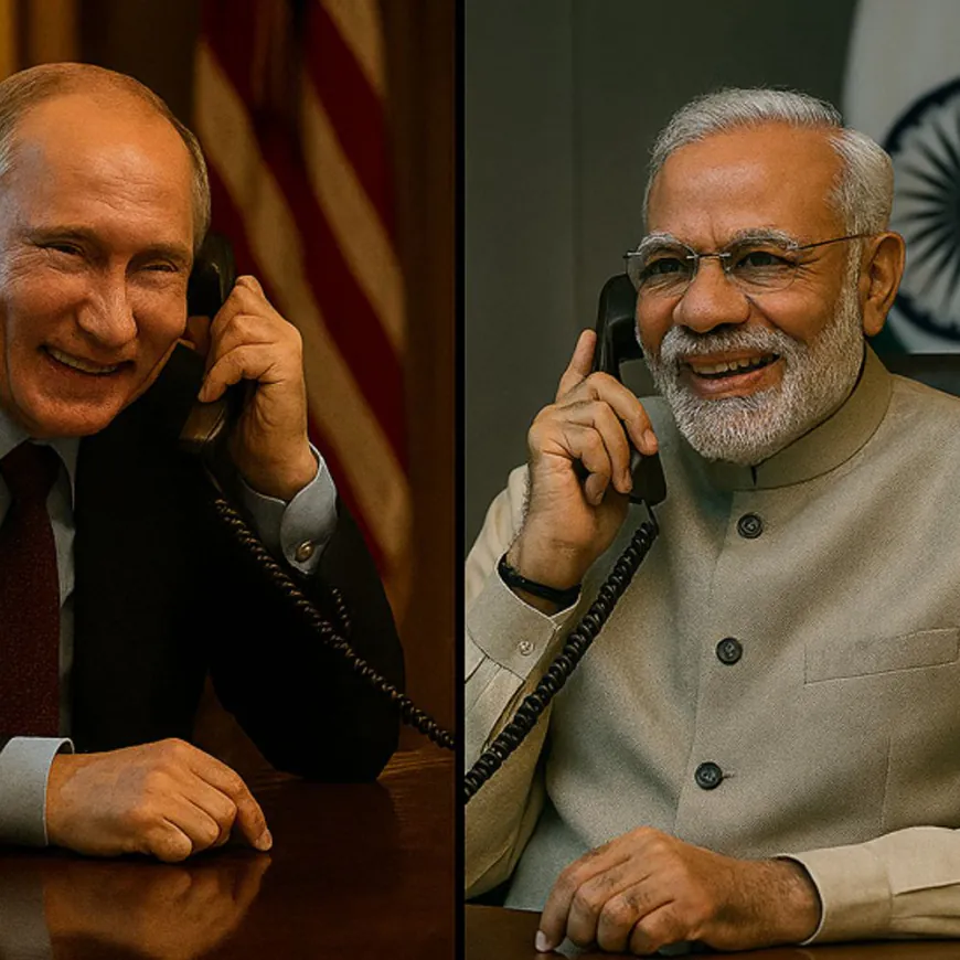 मोदींची पुतिन यांच्याशी फोनवर चर्चा:म्हणाले- भारतात तुमचे स्वागत करण्यास उत्सुक; काल NSA डोभाल मॉस्कोमध्ये रशियाच्या राष्ट्राध्यक्षांना भेटले