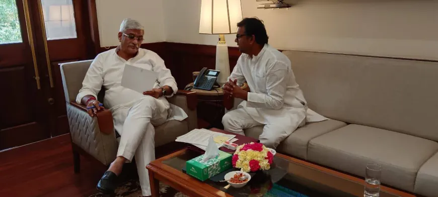 Umesh Patel Meets Union Ministers; Raises Issues of DNH & Daman-Diu